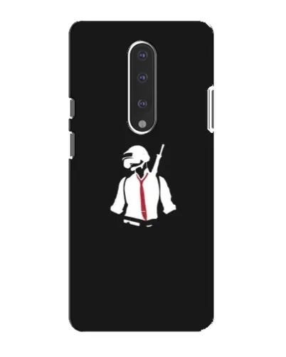 Чохол для OnePlus 7 з картинкою «PUBG — силует воїна»