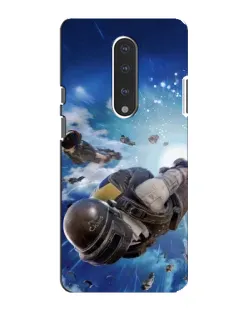 Чохол для OnePlus 7 з картинкою «Десант PUBG — стрибок»