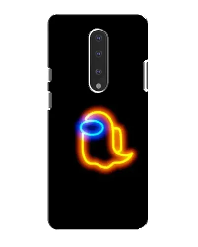 Чохол для OnePlus 7 з картинкою «Among Us неонове сяйво»