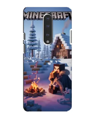Чохол для OnePlus 7 з картинкою «Зимовий Minecraft» Чохол для OnePlus 7 з картинкою «Зимовий Minecraft»