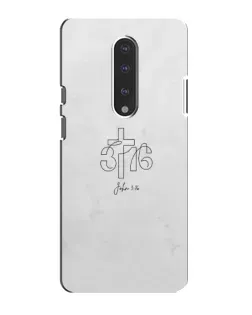 Чохол для OnePlus 7 з картинкою «Івана 3:16 Хрест»
