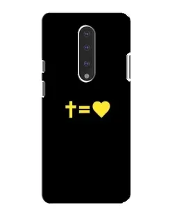 Чохол для OnePlus 7 з картинкою «Серце та Хрест»