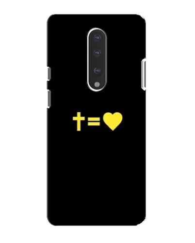 Чохол для OnePlus 7 з картинкою «Серце та Хрест»