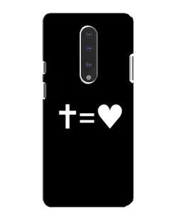 Чохол для OnePlus 7 з картинкою «Хрест та Серце»