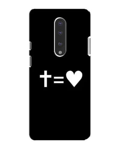 Чохол для OnePlus 7 з картинкою «Хрест та Серце»
