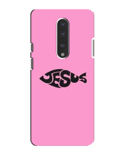 Чохол для OnePlus 7 з картинкою «Рожевий символ Jesus»