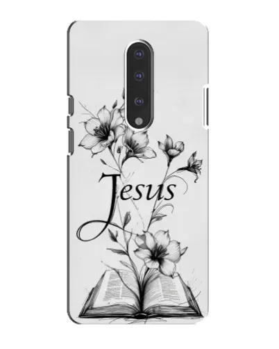 Чохол для OnePlus 7 з картинкою «Квіти та Біблія»