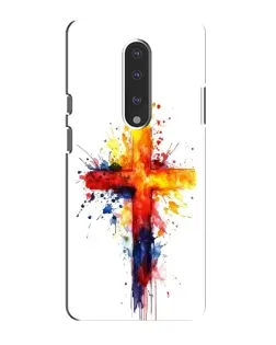 Чохол для OnePlus 7 з картинкою «Акварельний хрест»