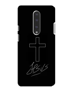 Чехол для OnePlus 7 с картинкой «Графический крест Jesus»