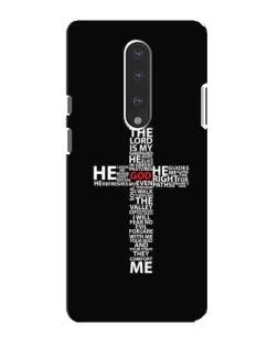 Чехол для OnePlus 7 с картинкой «Текстовый крест»