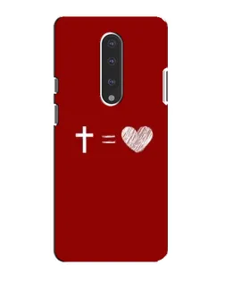Чехол для OnePlus 7 с картинкой «Уравнение любви»