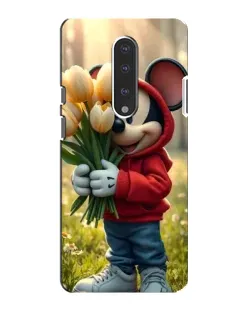 Чехол для OnePlus 7 с картинкой «Микки с тюльпанами» Чехол для OnePlus 7 с картинкой «Микки с тюльпанами»