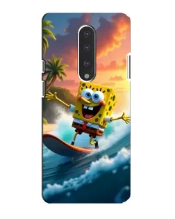 Чохол для OnePlus 7 з картинкою «Губка Боб серфінгіст»