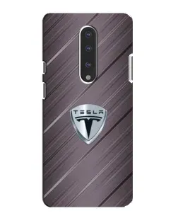 Чохол для OnePlus 7 з картинкою «Металева текстура Tesla»