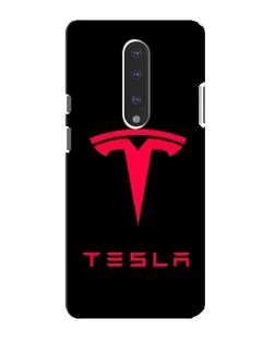 Чохол для OnePlus 7 з картинкою «Tesla Red Logo»