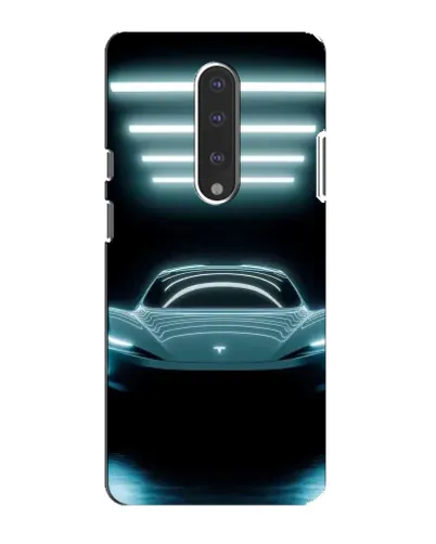 Чохол для OnePlus 7 з картинкою «Tesla в неоні» Чохол для OnePlus 7 з картинкою «Tesla в неоні»