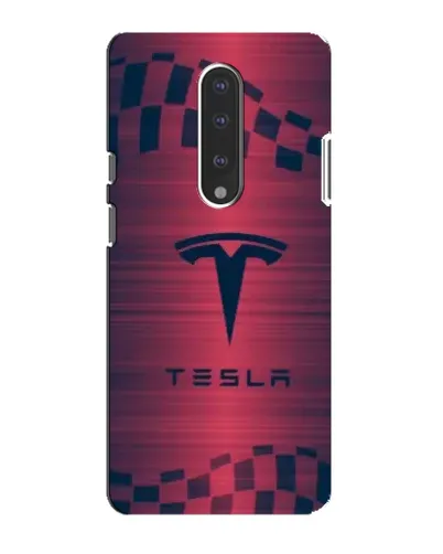 Чохол для OnePlus 7 з картинкою «Тесла червоний карбон» Чохол для OnePlus 7 з картинкою «Тесла червоний карбон»