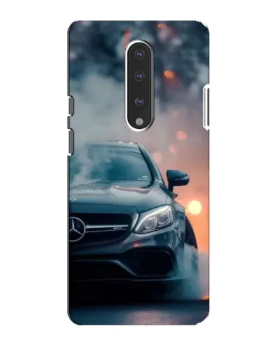 Чехол для OnePlus 7 с картинкой «Mercedes — ночной город»