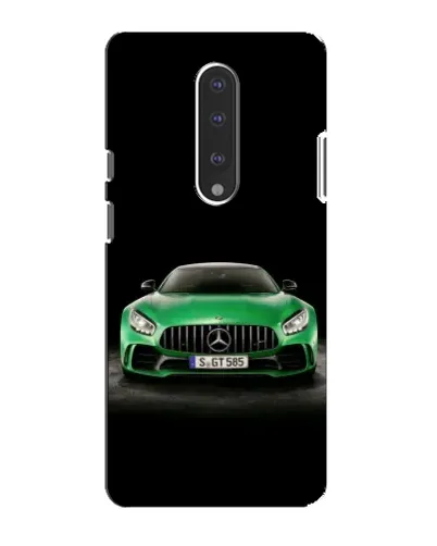 Чехол для OnePlus 7 с картинкой «Mercedes — неоновый лого»