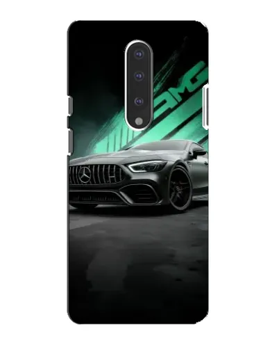 Чехол для OnePlus 7 с картинкой «Темный Mercedes AMG»