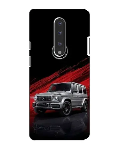 Чехол для OnePlus 7 с картинкой «Mercedes G-Class красный»