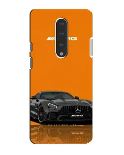 Чехол для OnePlus 7 с картинкой «Оранжевый Mercedes AMG»
