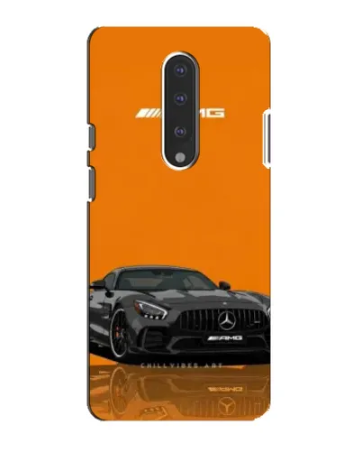 Чехол для OnePlus 7 с картинкой «Оранжевый Mercedes AMG»