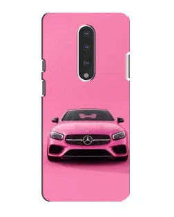 Чехол для OnePlus 7 с картинкой «Розовый Mercedes AMG»