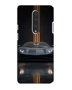 Чохол для OnePlus 7 з картинкою «Lamborghini золоті лінії»