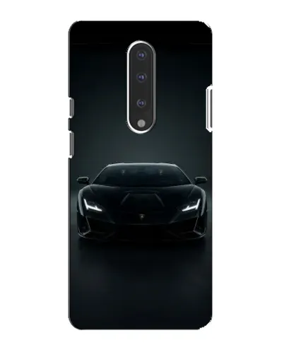Чохол для OnePlus 7 з картинкою «Чорний Lamborghini Aventador»