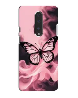 Чохол для OnePlus 7 з картинкою «Метелик у диму»