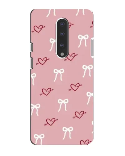 Чохол для OnePlus 7 з картинкою «Серця та банти» Чохол для OnePlus 7 з картинкою «Серця та банти»