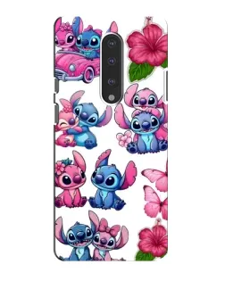 Чохол для OnePlus 7 з картинкою «Стікери Stitch та Angel»