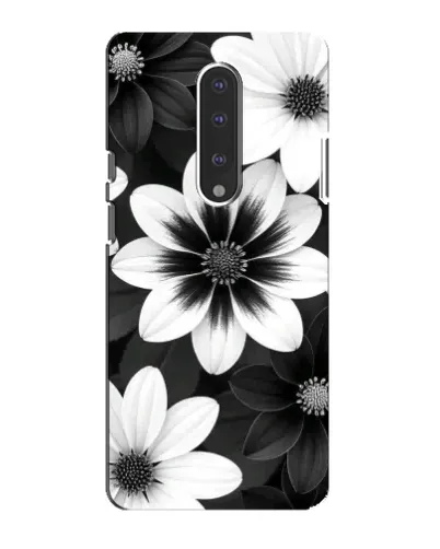Чохол для OnePlus 7 з картинкою «Монохромні айстри»