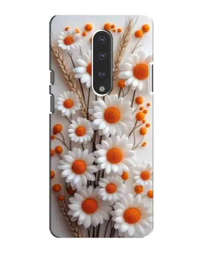 Чохол для OnePlus 7 з картинкою «Білі сухоцвіти»