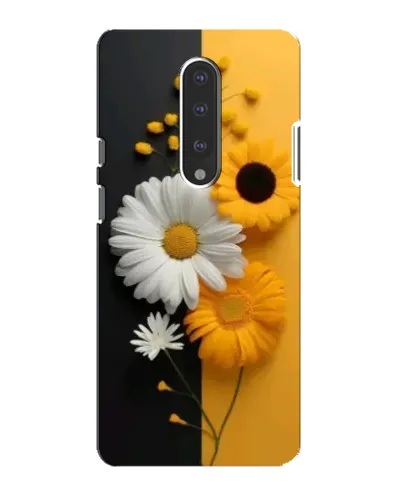 Чохол для OnePlus 7 з картинкою «Соняшник та ромашка»
