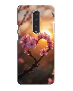 Чохол для OnePlus 7 з картинкою «Рожевий цвіт сердечко на тлі заходу» Чохол для OnePlus 7 з картинкою «Рожевий цвіт сердечко на тлі заходу»