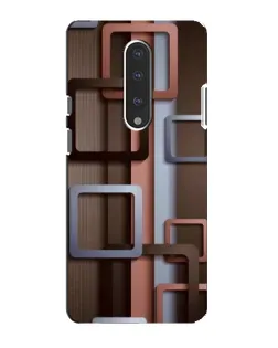 Чехол для OnePlus 7 с картинкой «Коричневые объемные квадраты» Чехол для OnePlus 7 с картинкой «Коричневые объемные квадраты»