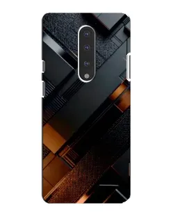 Чехол для OnePlus 7 с картинкой «Черные геометрические блоки» Чехол для OnePlus 7 с картинкой «Черные геометрические блоки»