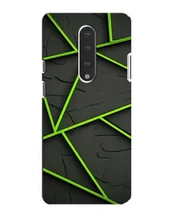 Чехол для OnePlus 7 с картинкой «Зеленые геометрические линии» Чехол для OnePlus 7 с картинкой «Зеленые геометрические линии»