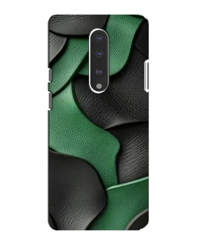 Чехол для OnePlus 7 с картинкой «Зеленые кожаные волны» Чехол для OnePlus 7 с картинкой «Зеленые кожаные волны»
