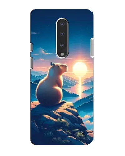 Чохол для OnePlus 7 з картинкою «Захід сонця з капібарою» Чохол для OnePlus 7 з картинкою «Захід сонця з капібарою»