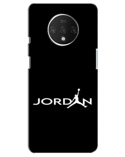 Чохол для OnePlus 7T з картинкою «Jordan White Logo»