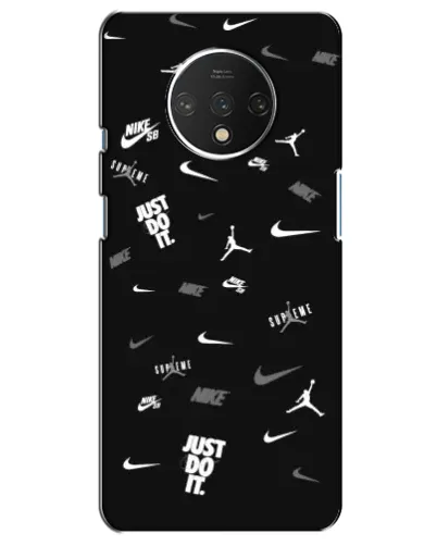 Чохол для OnePlus 7T з картинкою «Nike Black Pattern» Чохол для OnePlus 7T з картинкою «Nike Black Pattern»