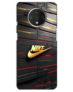 Чохол для OnePlus 7T з картинкою «Золотий Nike на металі» Чохол для OnePlus 7T з картинкою «Золотий Nike на металі»