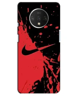 Чохол для OnePlus 7T з картинкою «Червоні бризки Nike» Чохол для OnePlus 7T з картинкою «Червоні бризки Nike»