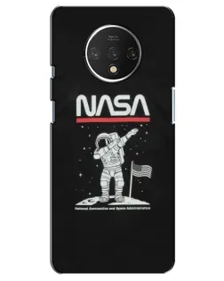 Чохол для OnePlus 7T з картинкою «NASA — крокуємо по Місяцю» Чохол для OnePlus 7T з картинкою «NASA — крокуємо по Місяцю»