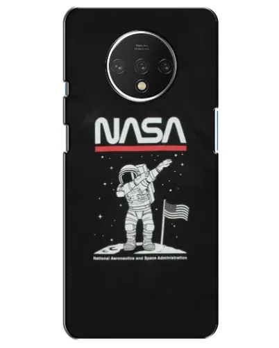 Чохол для OnePlus 7T з картинкою «NASA — крокуємо по Місяцю» Чохол для OnePlus 7T з картинкою «NASA — крокуємо по Місяцю»