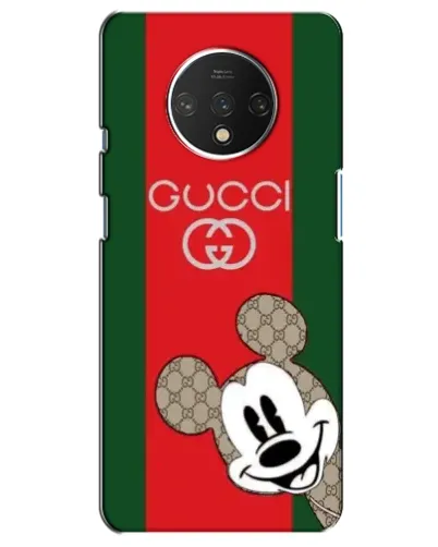 Чохол для OnePlus 7T з картинкою «Gucci — смуги та Міккі»