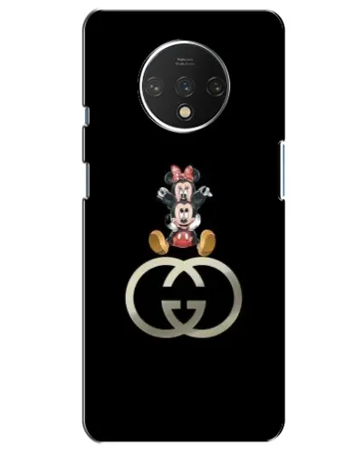 Чохол для OnePlus 7T з картинкою «Мінні Маус на лого»